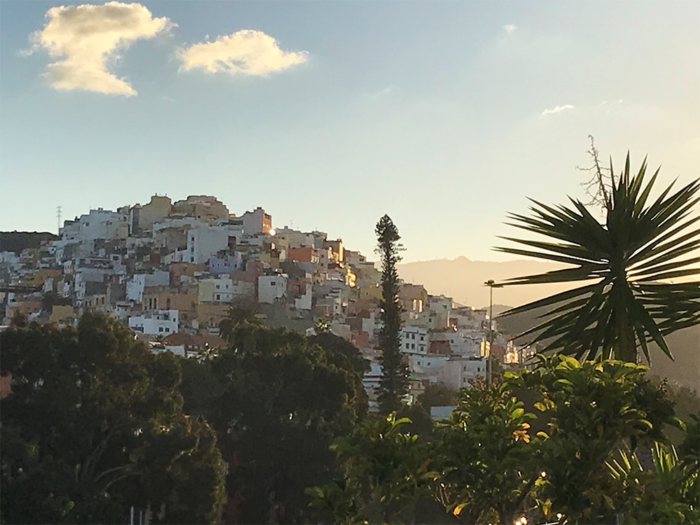 Las Palmas - näkymä vanhaankaupunkiin